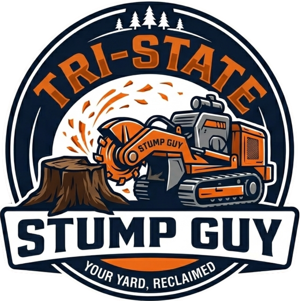 Tri-State Stump Guy logo